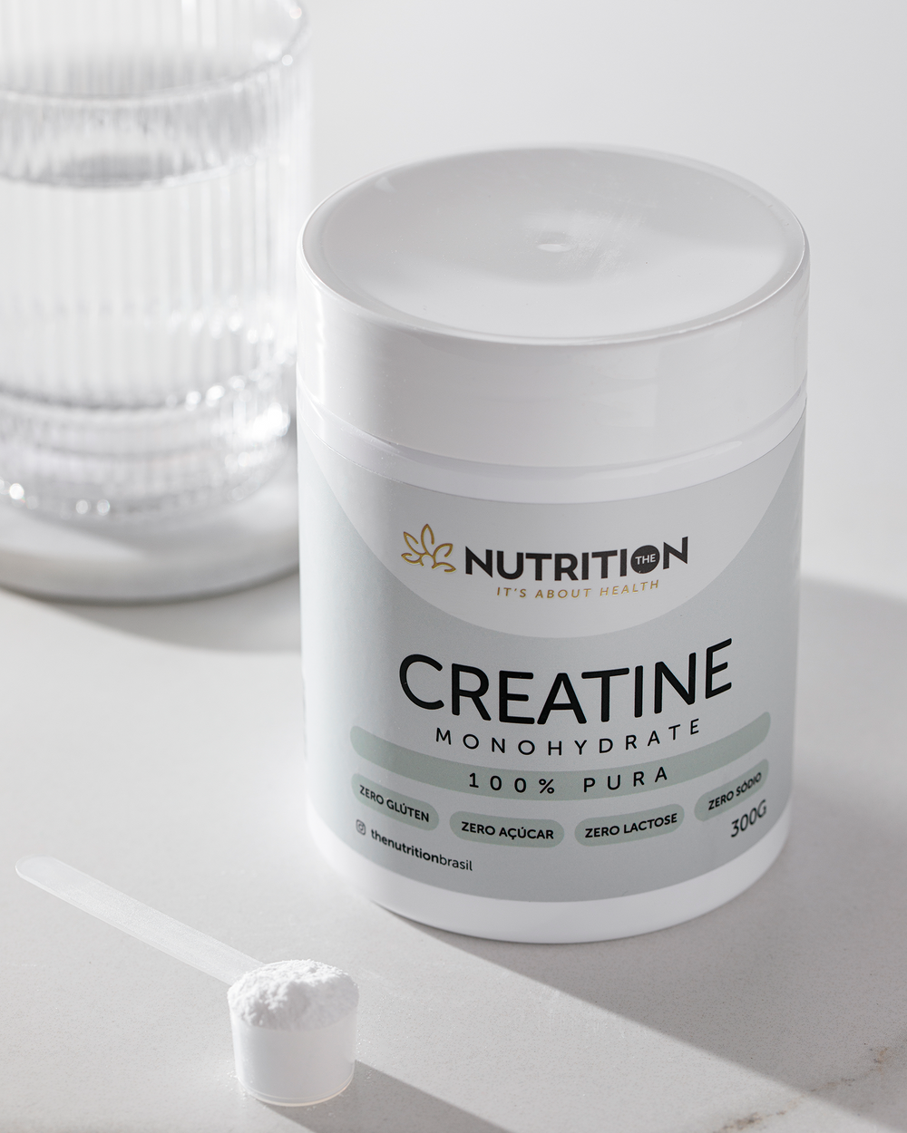 Creatina Monohidratada 100% Pura (300g) - The Nutrition