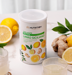 Colágeno Proteico Limão Siciliano com Gengibre (442g)- The Nutrition