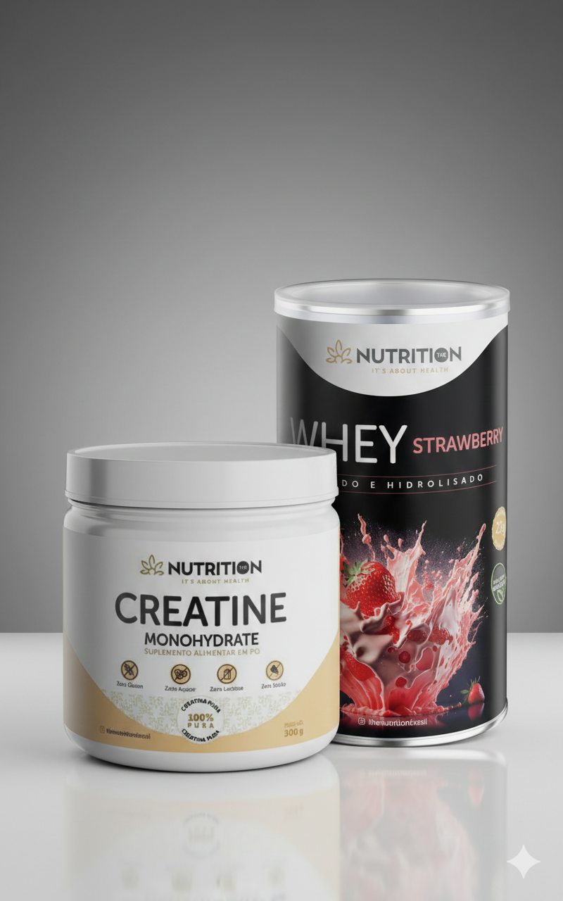 PROMOÇÃO WHEY + CREATINA THE NUTRITION