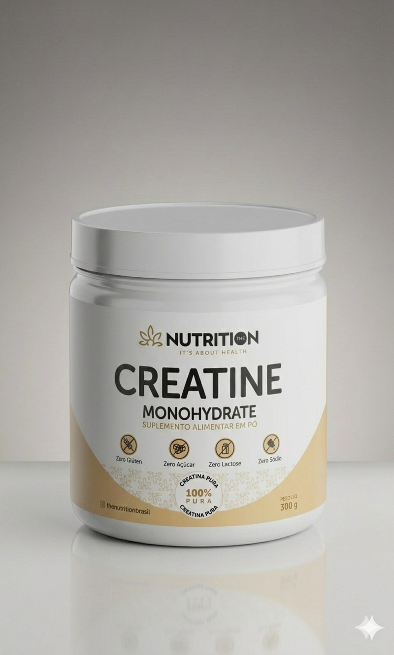 Creatina Monohidratada 100% Pura (300g) - The Nutrition