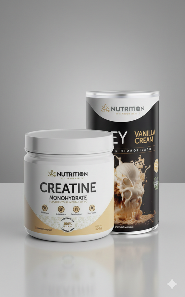 PROMOÇÃO WHEY + CREATINA THE NUTRITION