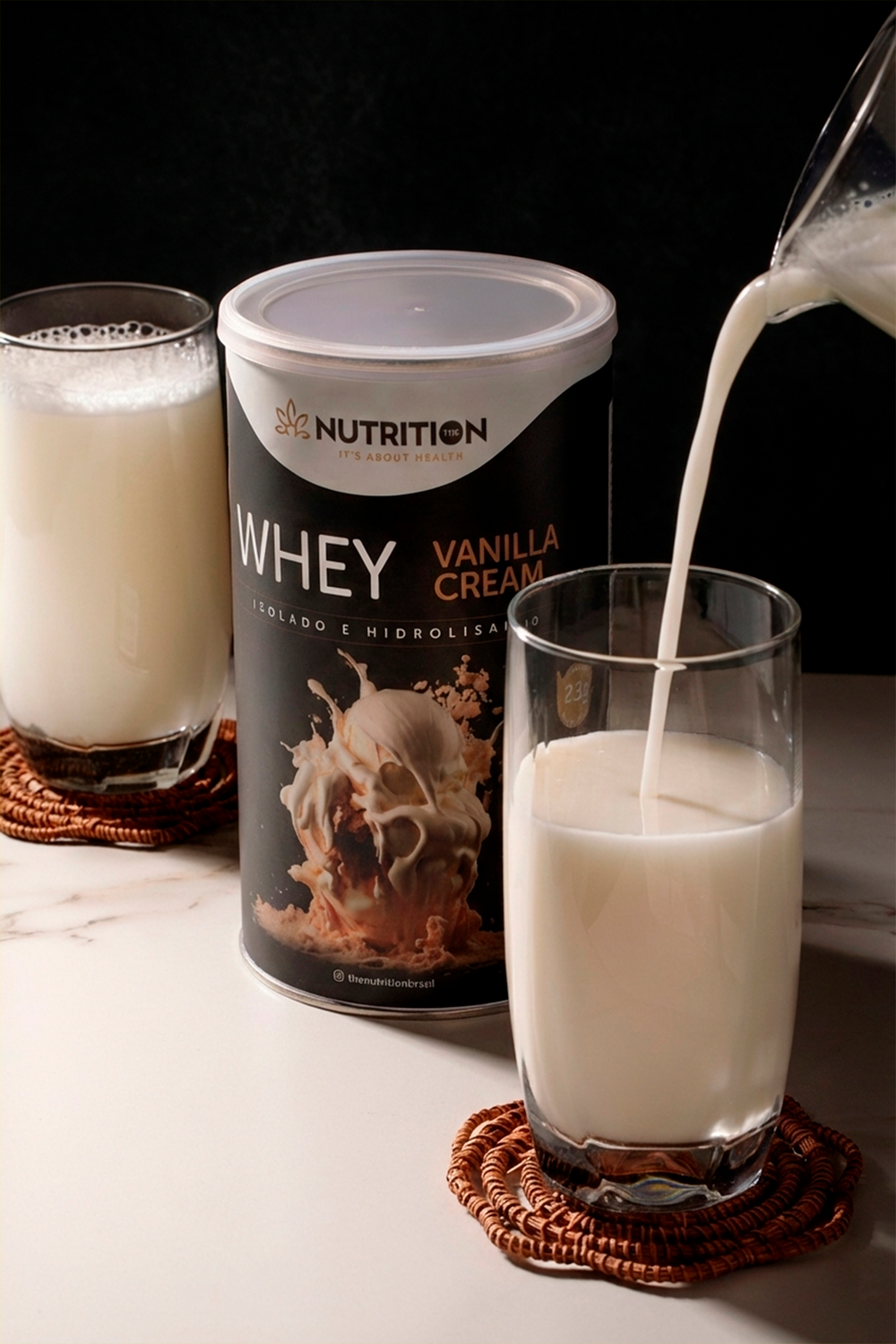 Whey Isolado e Hidrolisado Vanilla Cream (405g)- The Nutrition