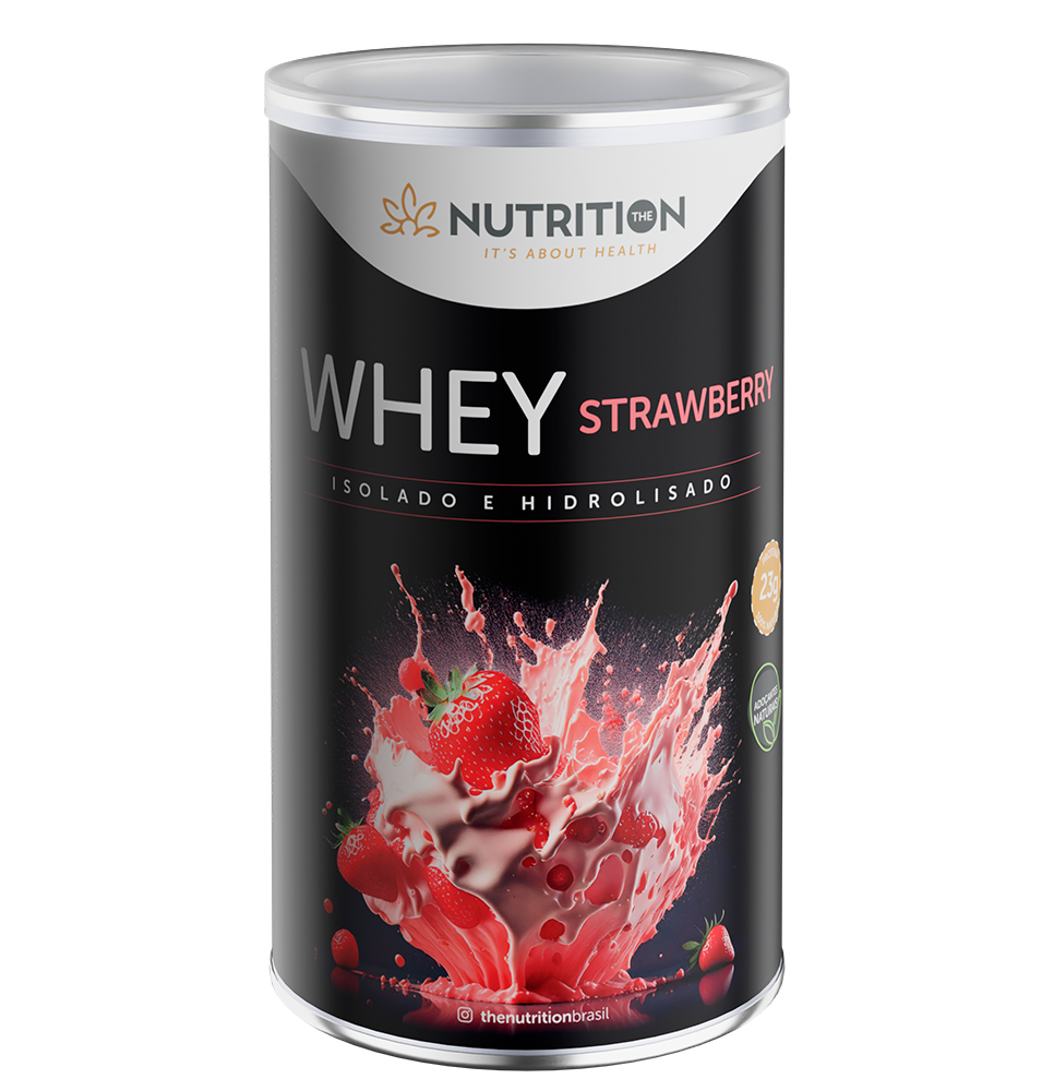 Whey Protein Isolado e Hidrolisado Strawberry 405g - The Nutrition